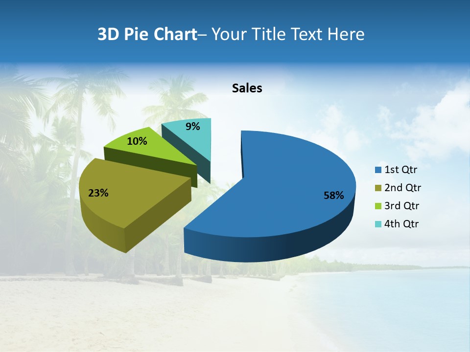 Tropical Summer Nobody PowerPoint Template
