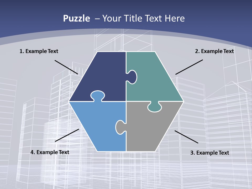 Abstract Project Schematic PowerPoint Template