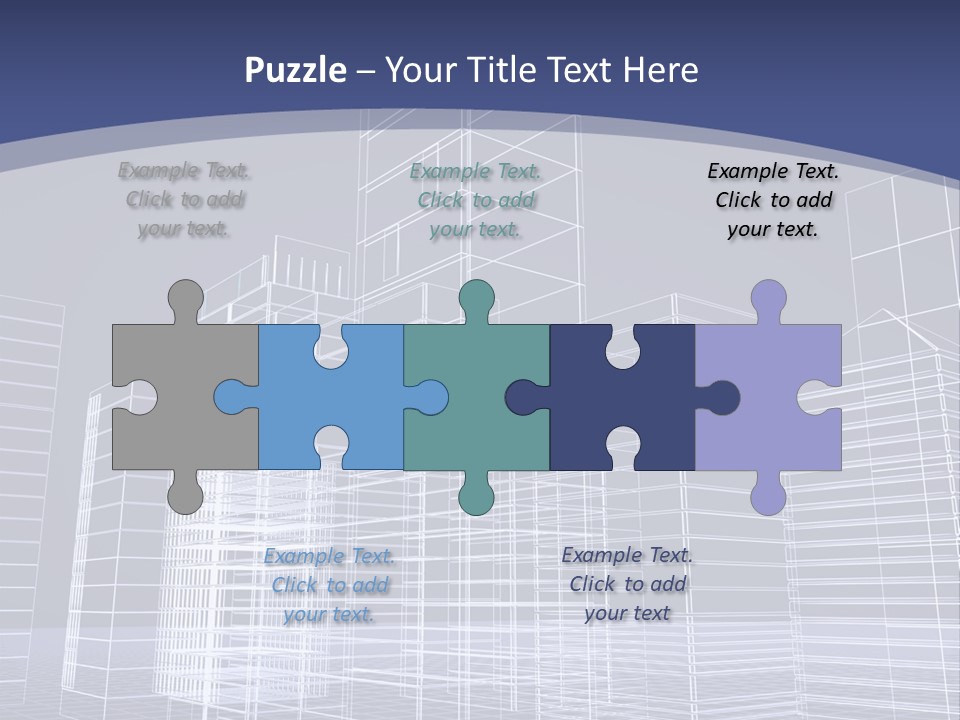 Abstract Project Schematic PowerPoint Template