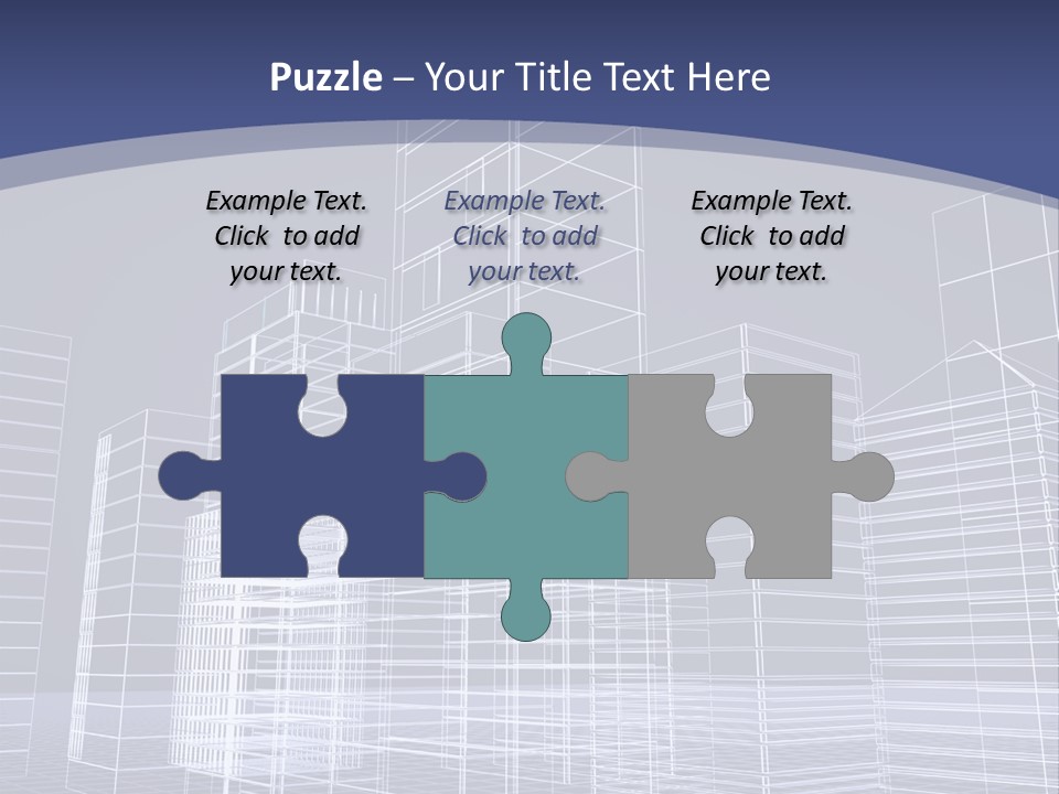 Abstract Project Schematic PowerPoint Template