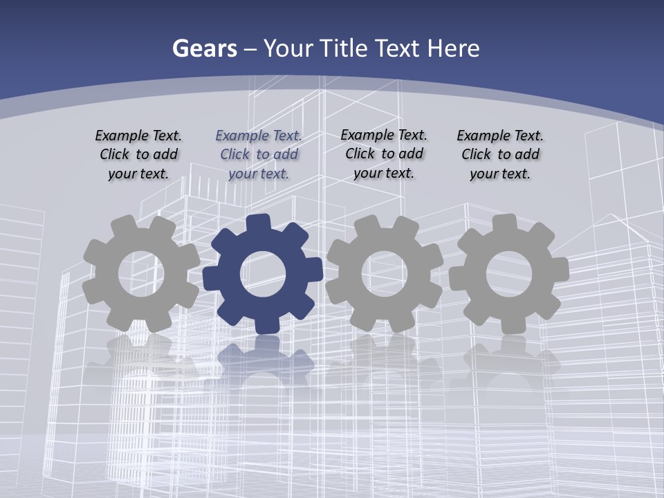 Abstract Project Schematic PowerPoint Template