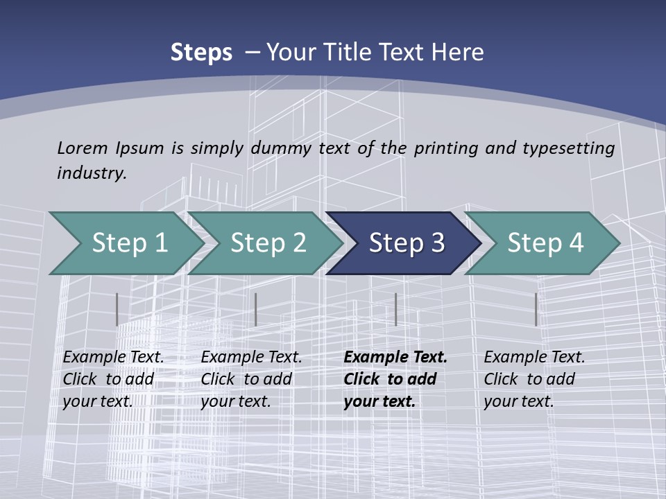 Abstract Project Schematic PowerPoint Template