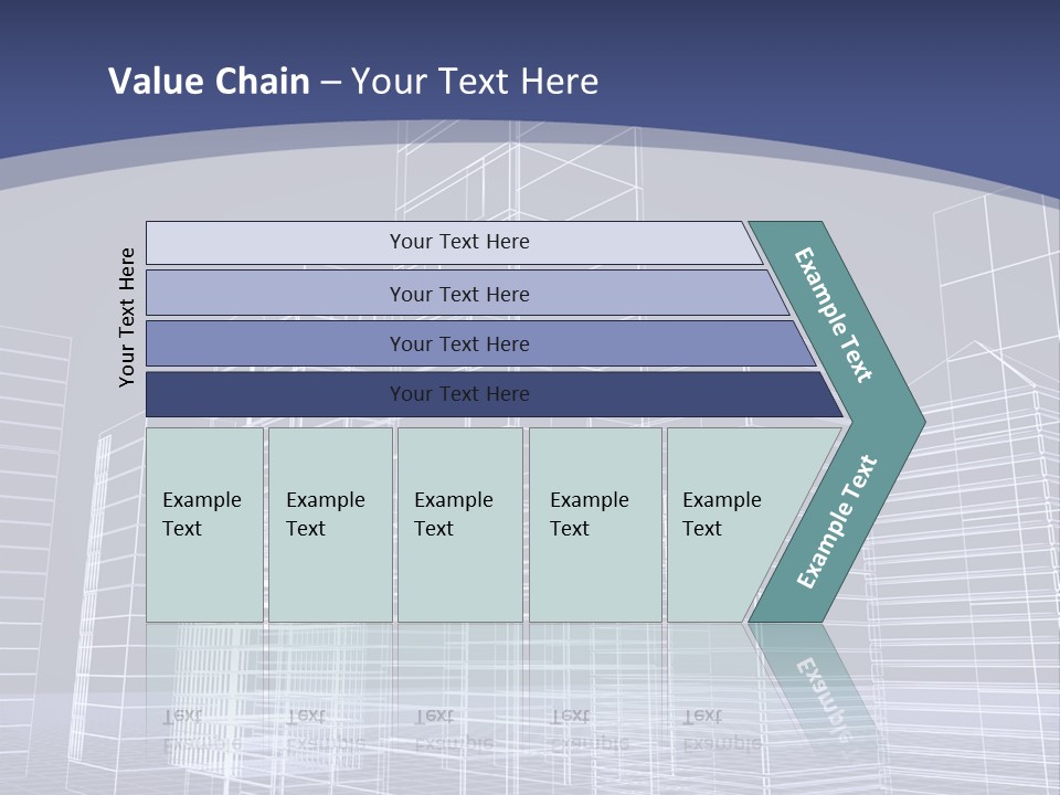 Abstract Project Schematic PowerPoint Template