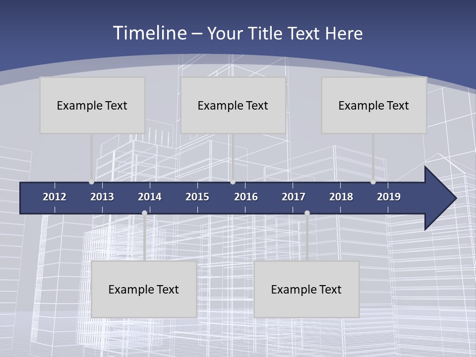 Abstract Project Schematic PowerPoint Template
