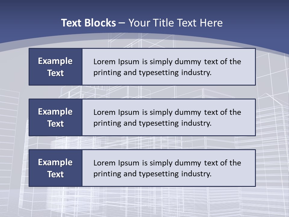 Abstract Project Schematic PowerPoint Template