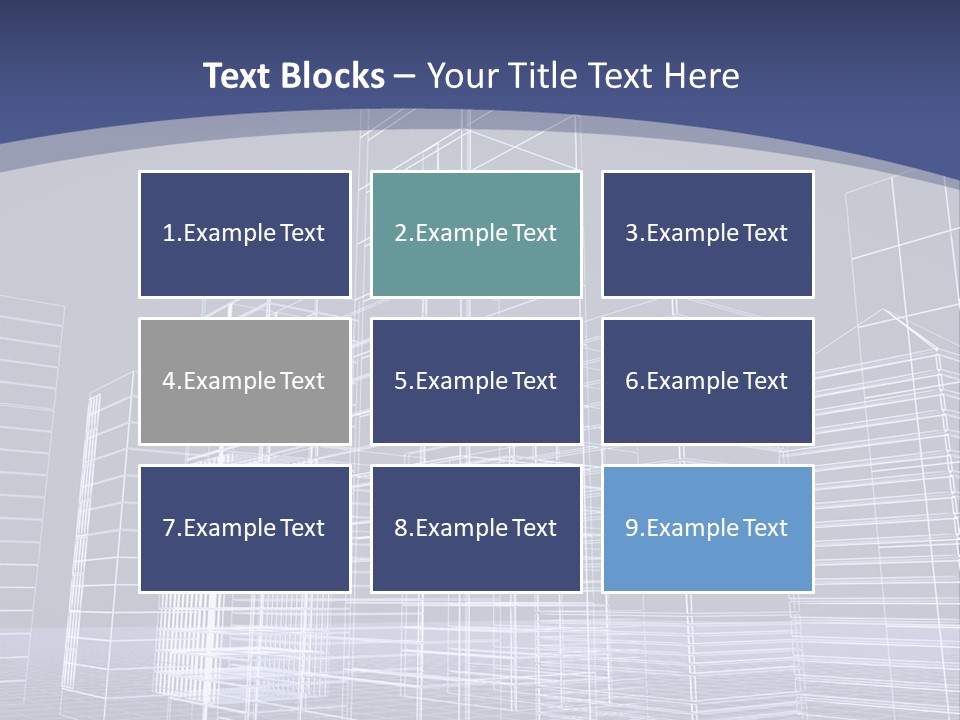 Abstract Project Schematic PowerPoint Template