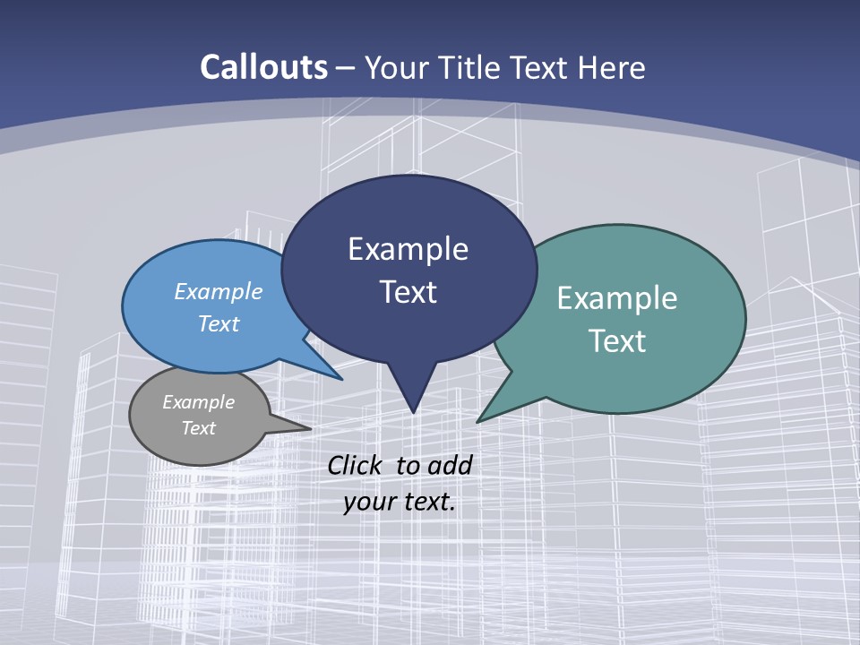 Abstract Project Schematic PowerPoint Template