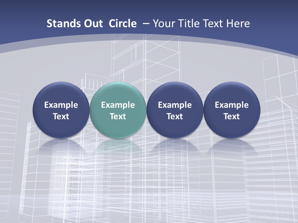 Abstract Project Schematic PowerPoint Template