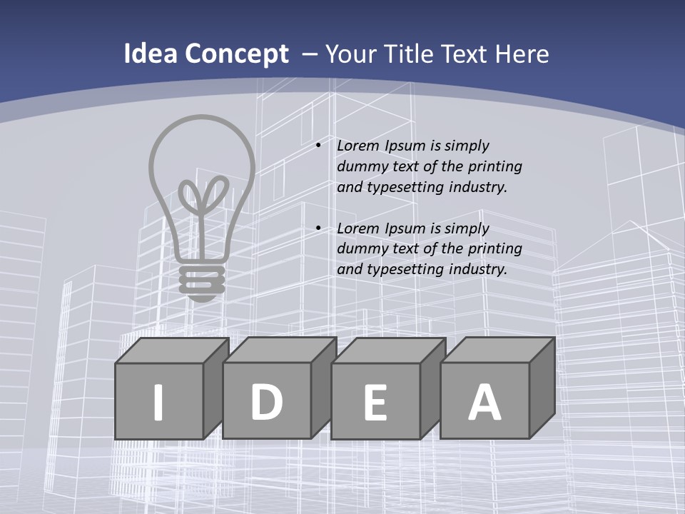 Abstract Project Schematic PowerPoint Template