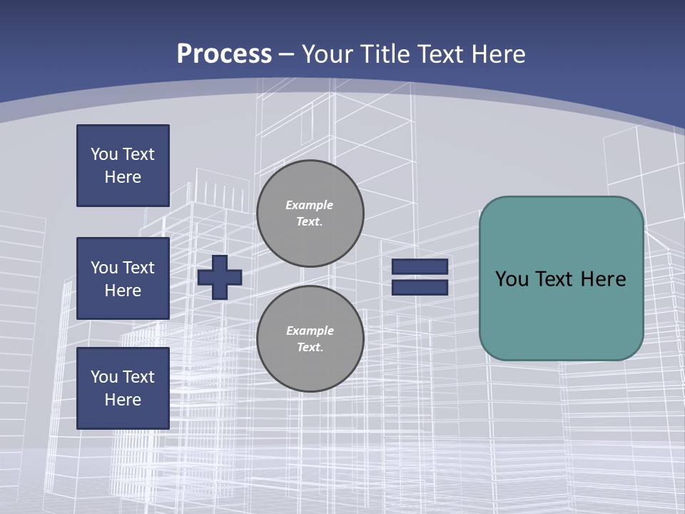 Abstract Project Schematic PowerPoint Template