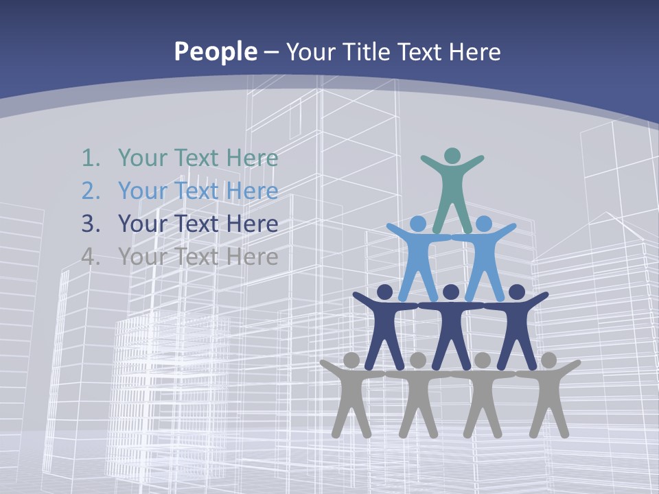 Abstract Project Schematic PowerPoint Template