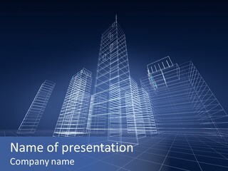 Frame Building Way PowerPoint Template