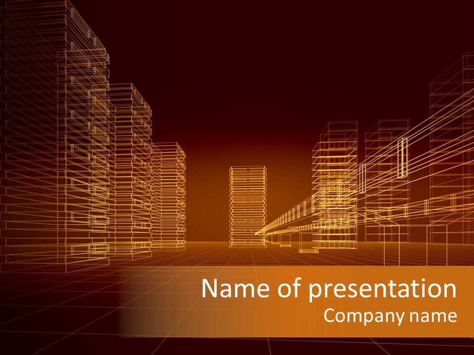 Building Industry Background PowerPoint Template