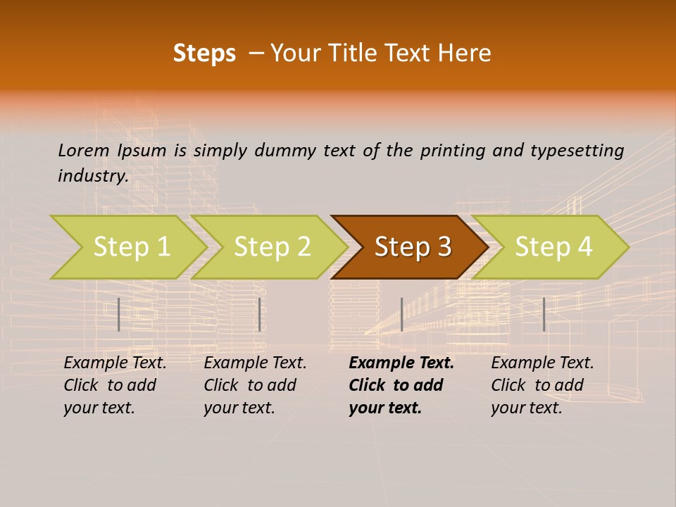 Building Industry Background PowerPoint Template