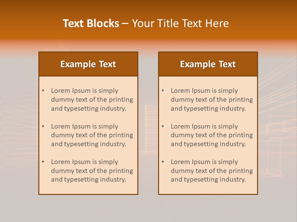 Building Industry Background PowerPoint Template