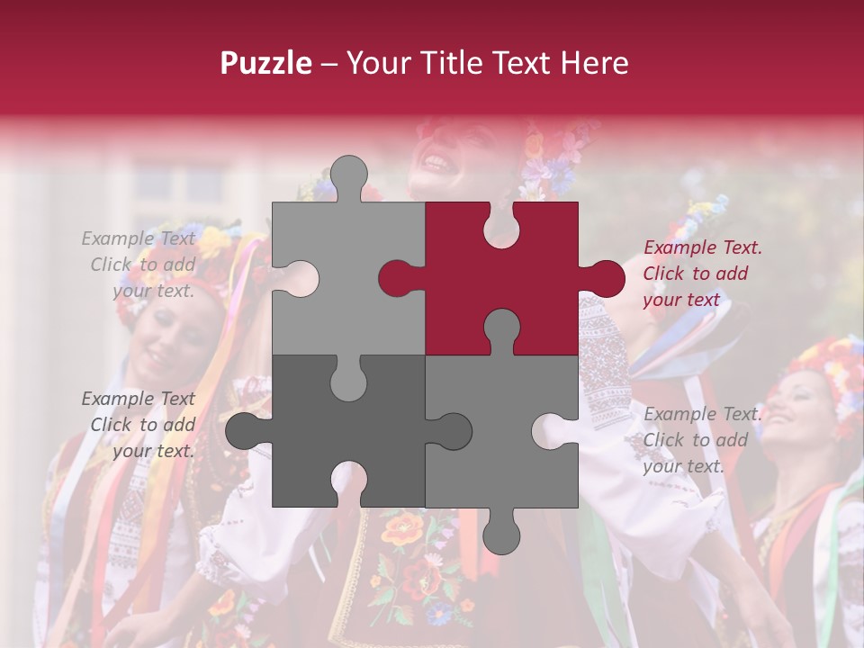 Bulgaria Dance Dancer PowerPoint Template