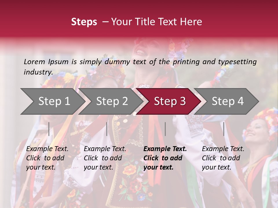 Bulgaria Dance Dancer PowerPoint Template