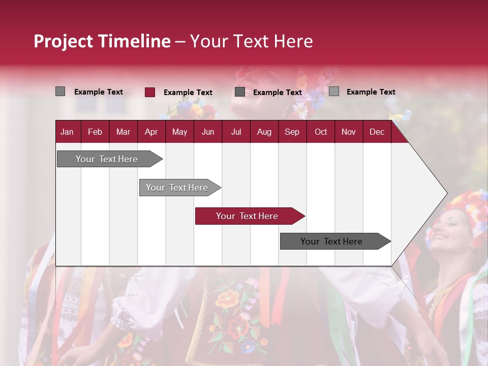 Bulgaria Dance Dancer PowerPoint Template