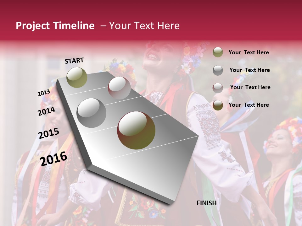 Bulgaria Dance Dancer PowerPoint Template