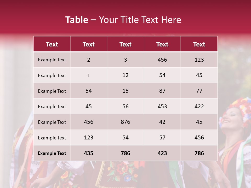 Bulgaria Dance Dancer PowerPoint Template