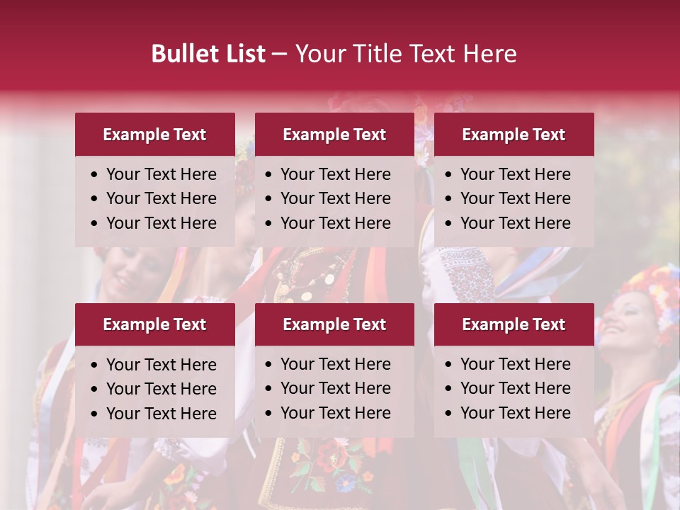 Bulgaria Dance Dancer PowerPoint Template