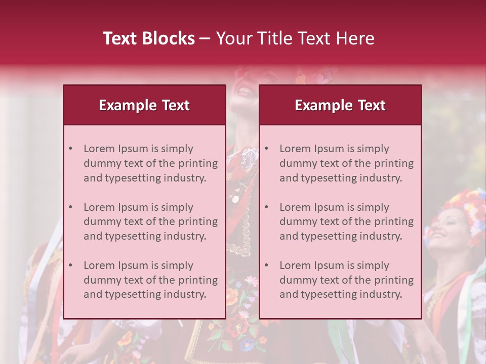 Bulgaria Dance Dancer PowerPoint Template