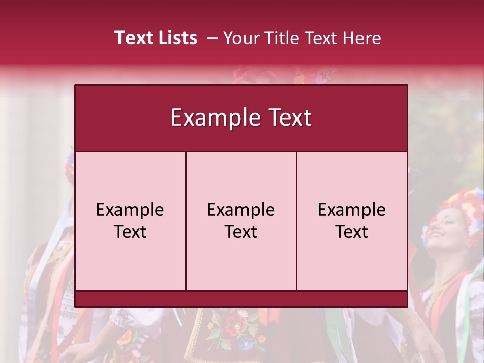 Bulgaria Dance Dancer PowerPoint Template