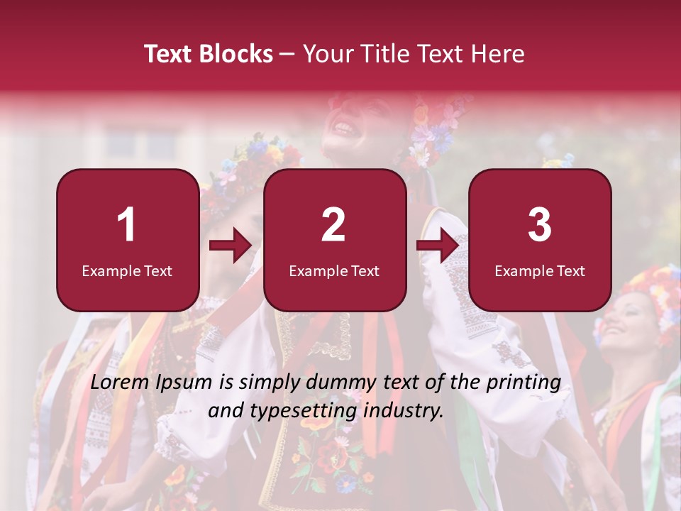 Bulgaria Dance Dancer PowerPoint Template