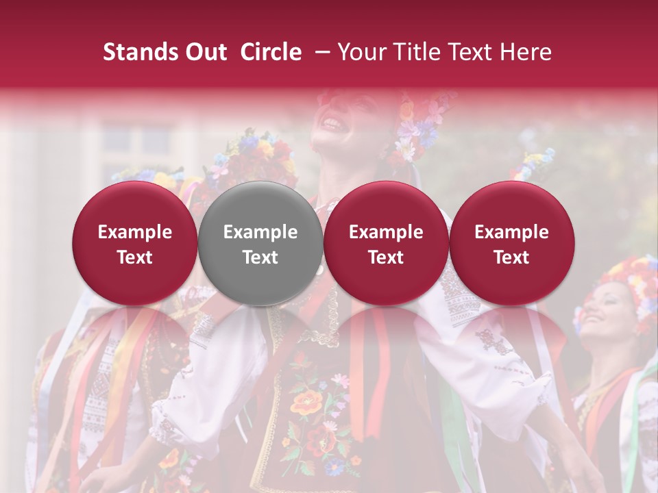 Bulgaria Dance Dancer PowerPoint Template