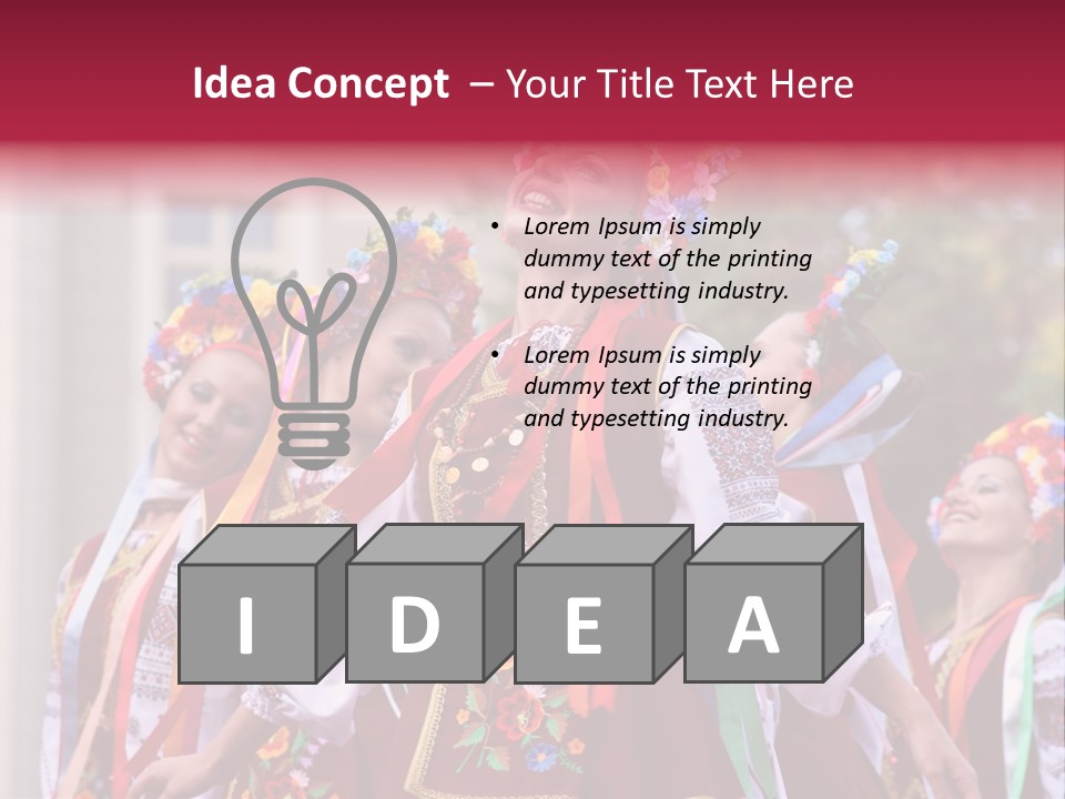 Bulgaria Dance Dancer PowerPoint Template