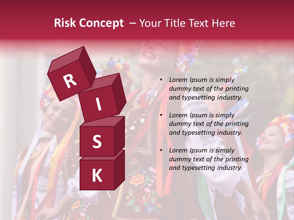 Bulgaria Dance Dancer PowerPoint Template