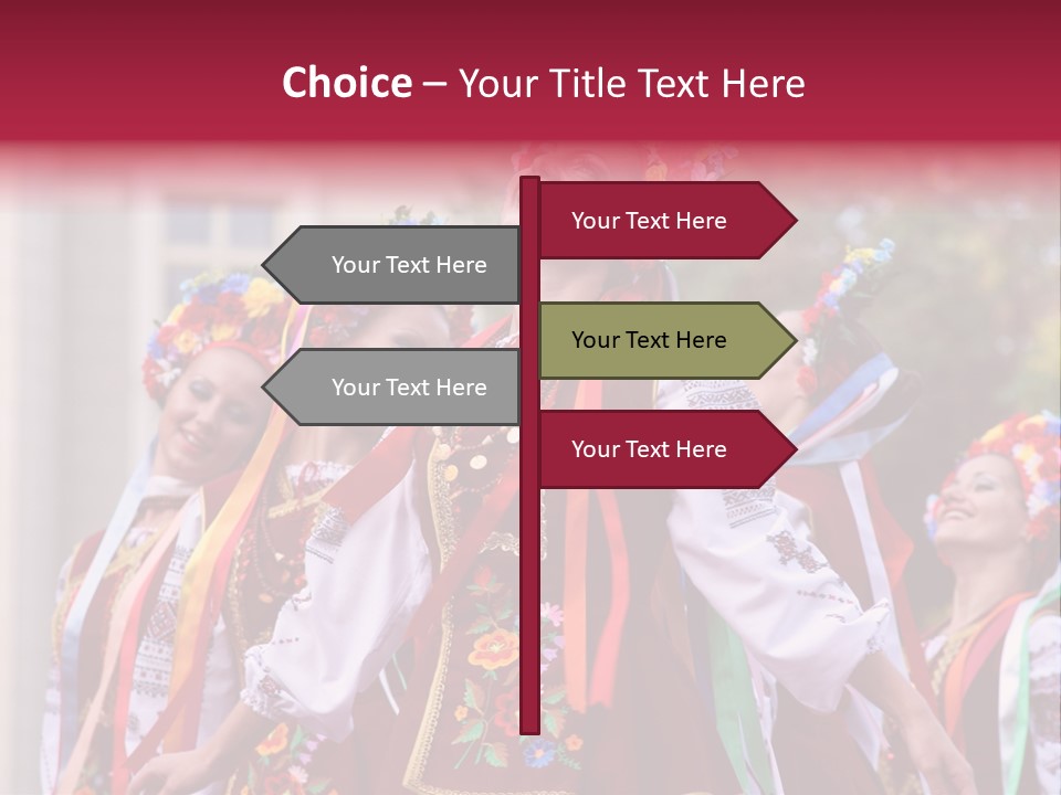 Bulgaria Dance Dancer PowerPoint Template