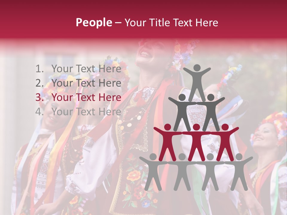 Bulgaria Dance Dancer PowerPoint Template