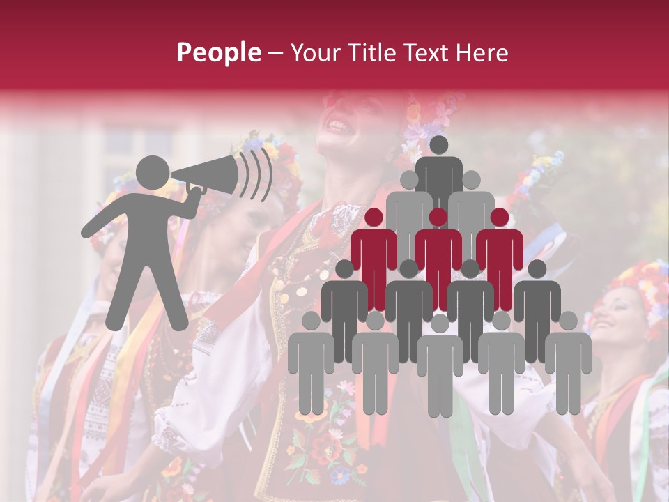 Bulgaria Dance Dancer PowerPoint Template