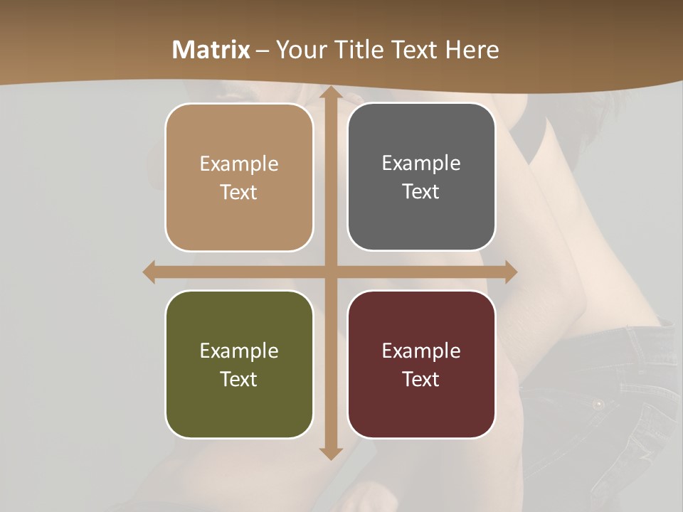 Successful Interaction Lady PowerPoint Template