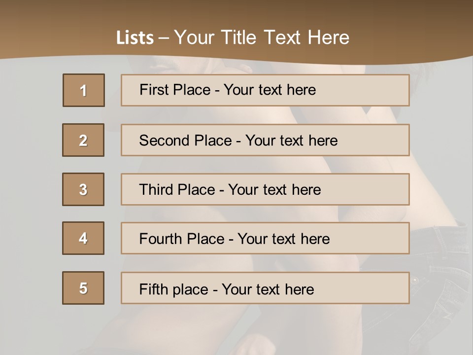 Successful Interaction Lady PowerPoint Template
