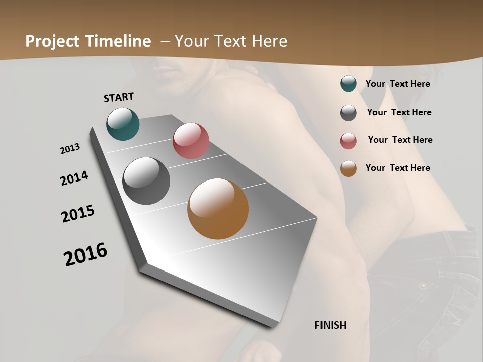Successful Interaction Lady PowerPoint Template