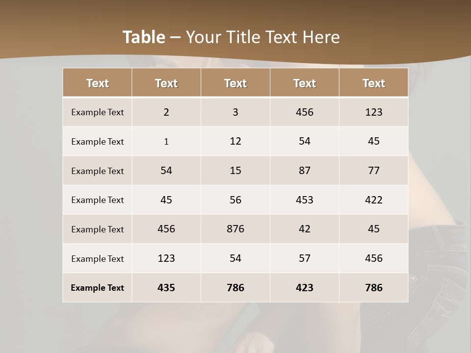 Successful Interaction Lady PowerPoint Template