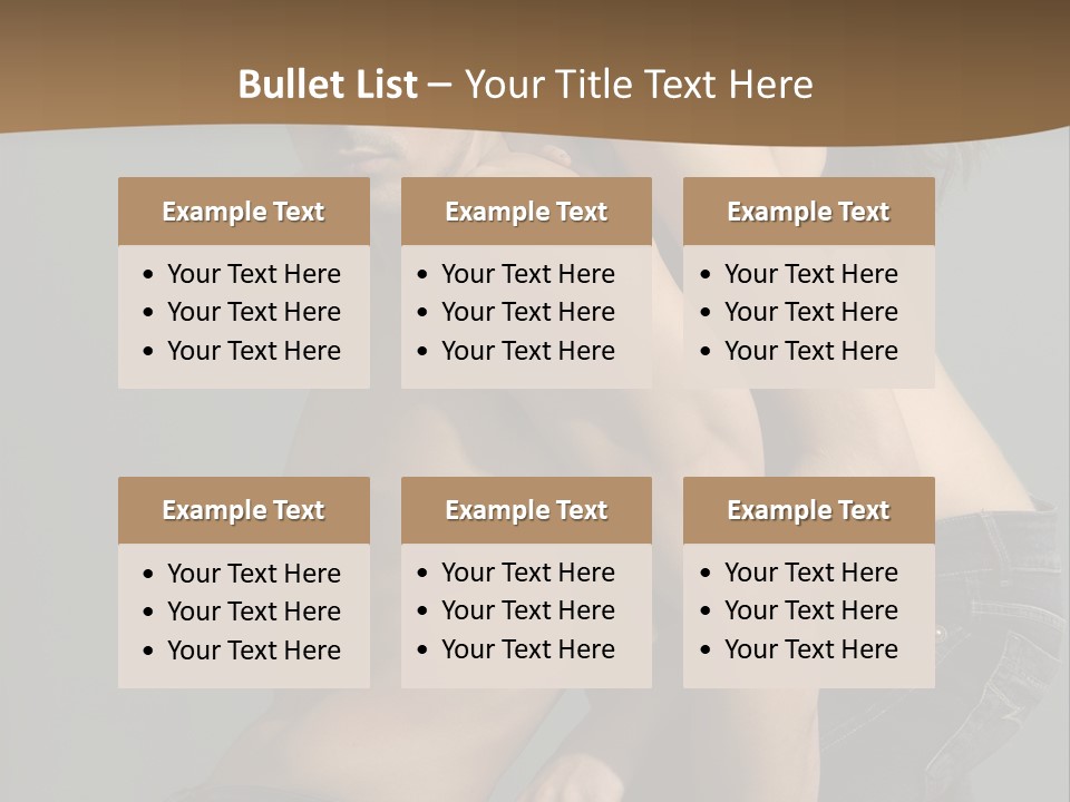 Successful Interaction Lady PowerPoint Template