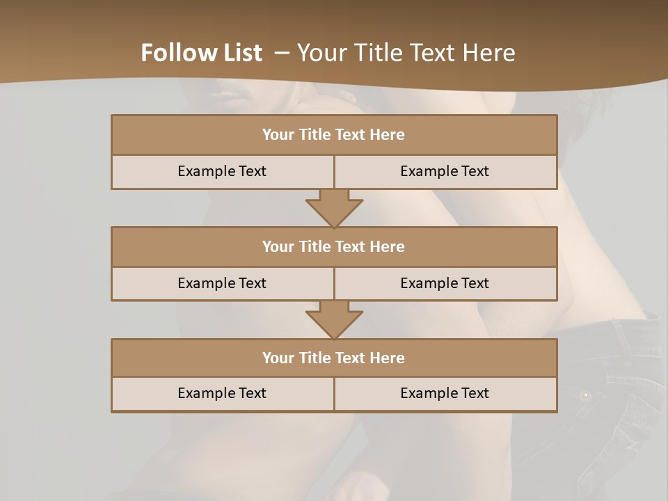 Successful Interaction Lady PowerPoint Template