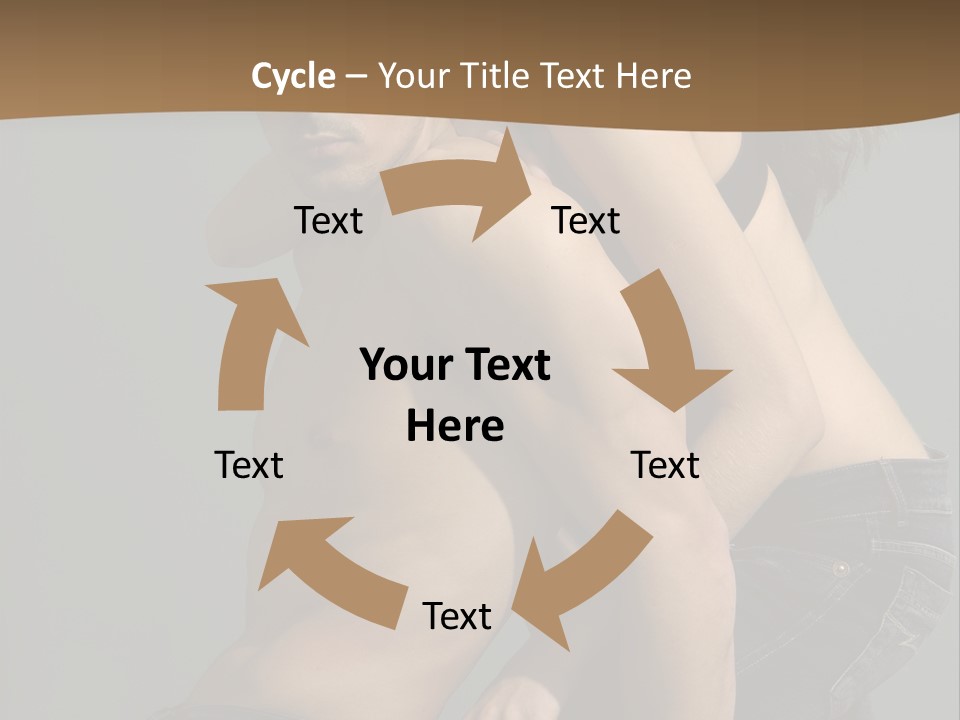 Successful Interaction Lady PowerPoint Template