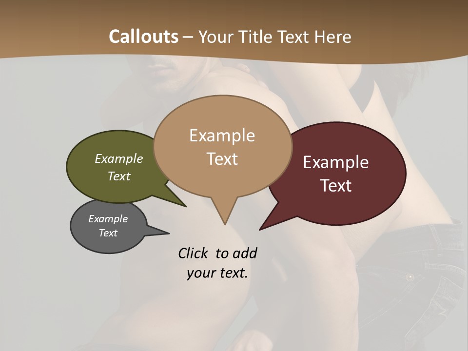 Successful Interaction Lady PowerPoint Template