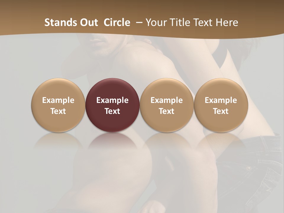 Successful Interaction Lady PowerPoint Template