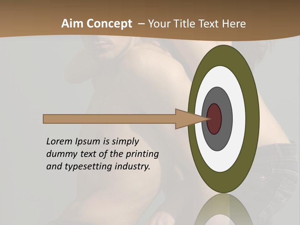 Successful Interaction Lady PowerPoint Template