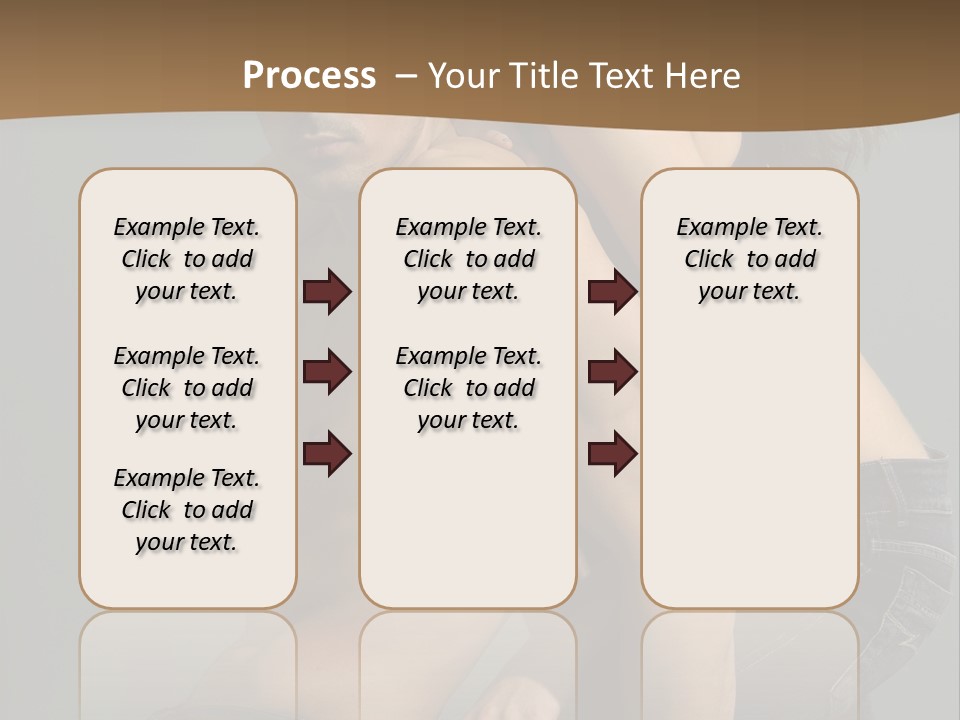 Successful Interaction Lady PowerPoint Template