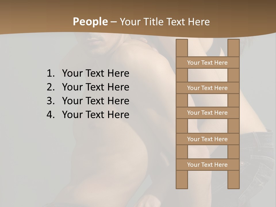 Successful Interaction Lady PowerPoint Template