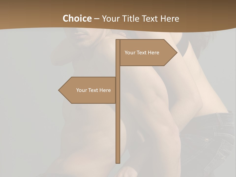 Successful Interaction Lady PowerPoint Template