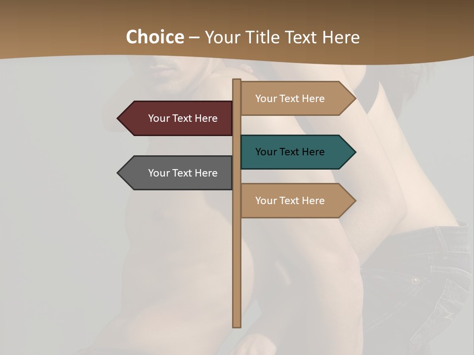 Successful Interaction Lady PowerPoint Template