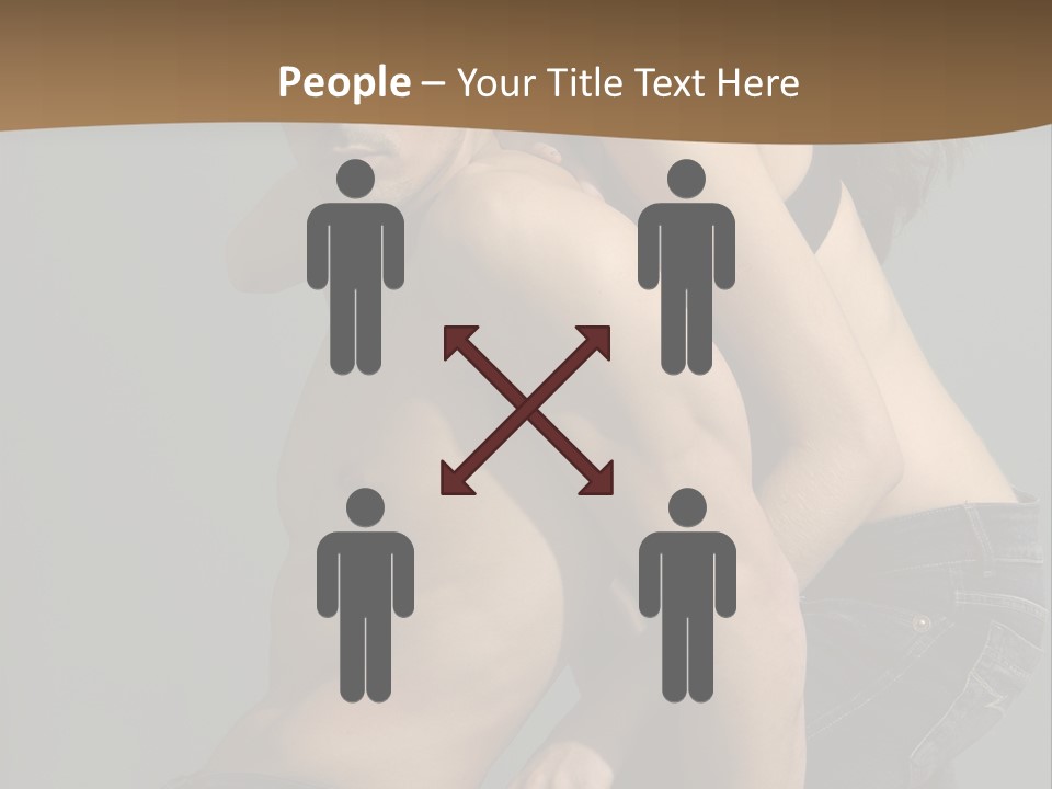 Successful Interaction Lady PowerPoint Template