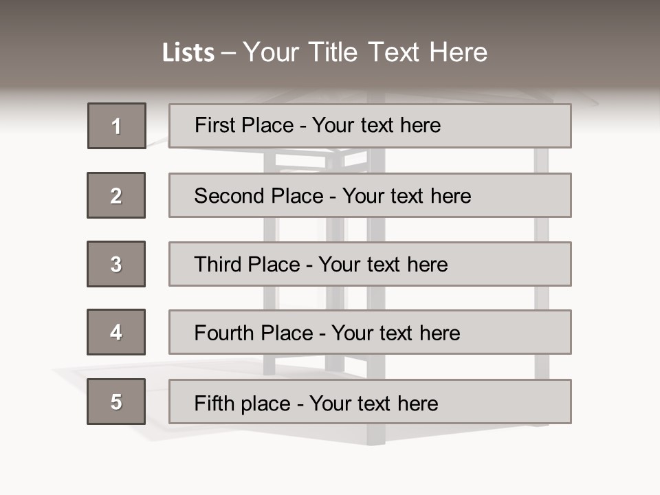Boarding Isolated Designer PowerPoint Template